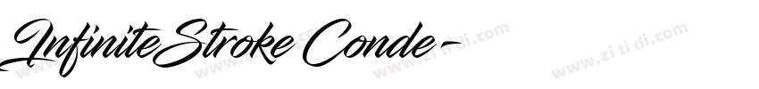 InfiniteStroke Conde字体转换